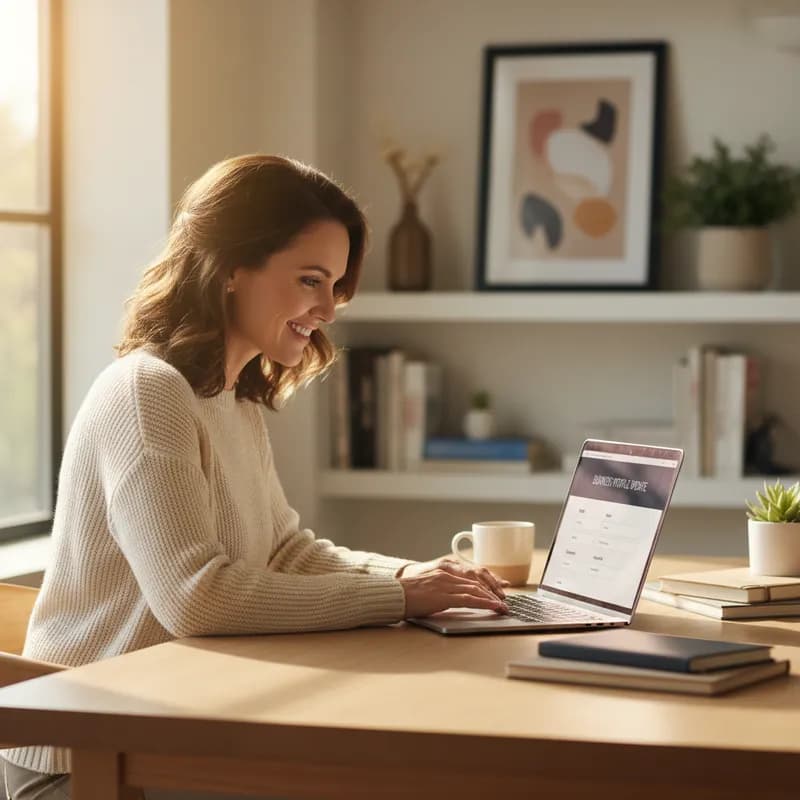 A waste carrier business owner managing their listing