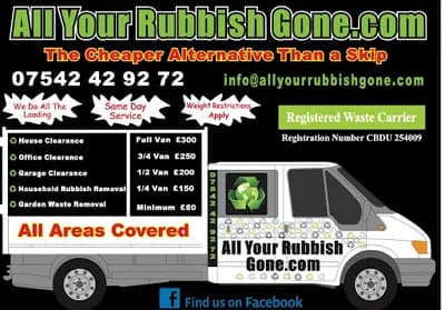 Stephen Addie Trading As All Your Rubbish Gone.com — waste collection