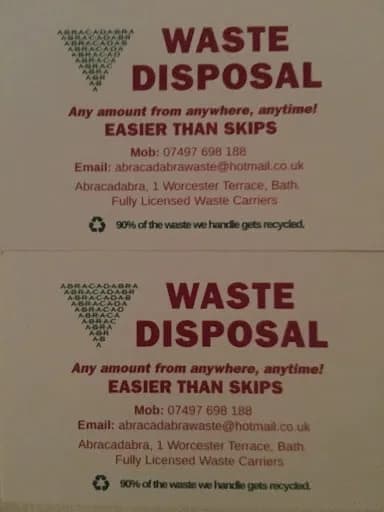 Sinbad Hunt Trading As Abracadabra Waste Disposal — waste collection