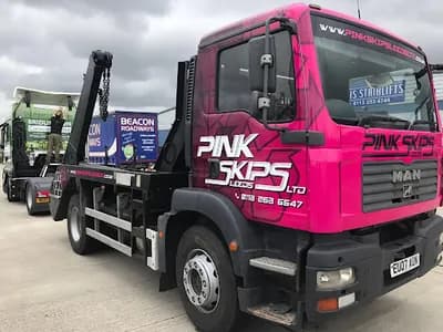 Pink Skips Leeds — waste collection