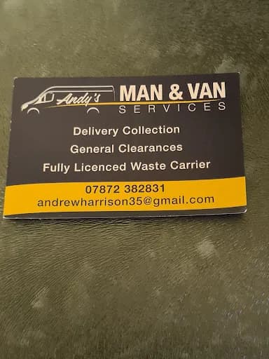 Andrew Harrison Trading As Andys Man and Van — waste collection