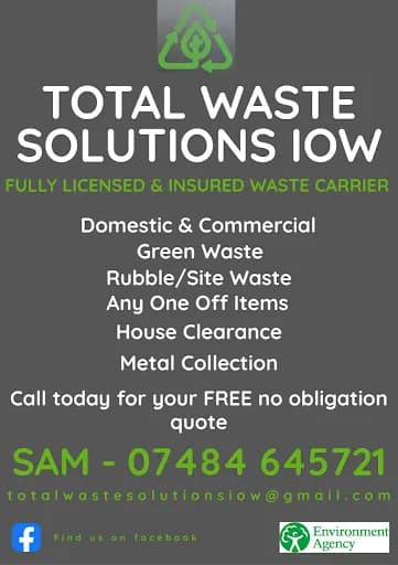 Sam Moorman Trading As Total Waste Solutions Iow — waste collection