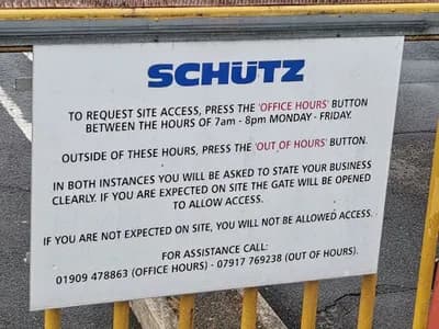 Schutz UK Limited — waste collection